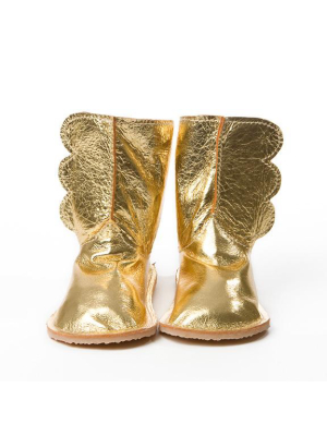 Gold Wing Boots
