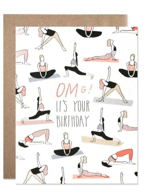 Hartland Brooklyn Birthday Omg Yoga Card