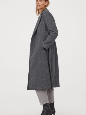 Tie Belt Coat