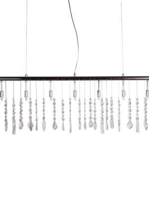 Harald Linear Crystal Chandelier