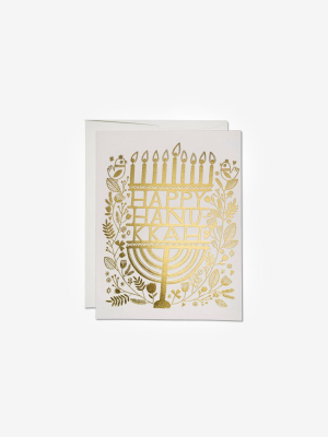 Hanukkah Candles Card