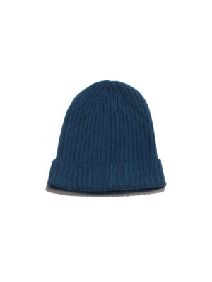 Merino Watch Cap - Indigo