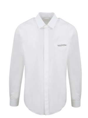 Valentino Garden Floral Embroidery Shirt