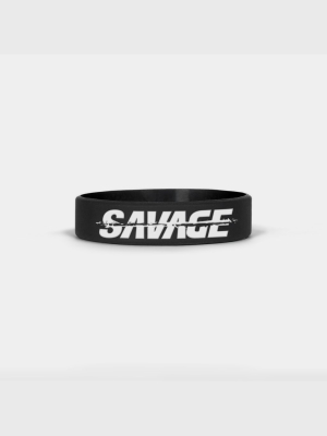 Sleefs Savage Black Kids Motivational Wristband