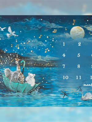 On The Night You Were Born Milestone Blanket
