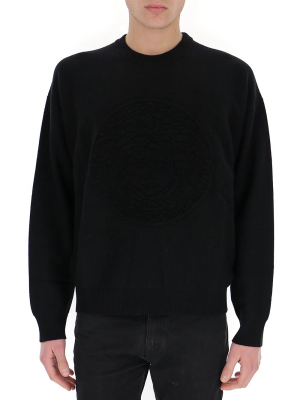 Versace Medusa Crewneck Knitted Sweater