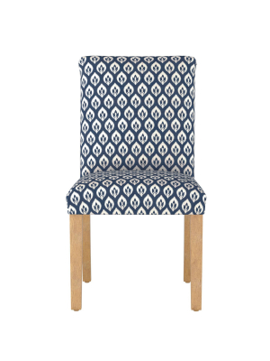 Hendrix Dining Chair Elliot Floral Navy - Cloth & Company