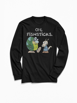 Rocko's Modern Life Fishsticks Long Sleeve Tee