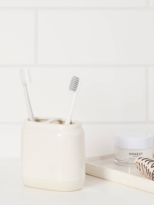 Toothbrush Holder Cream - Threshold™
