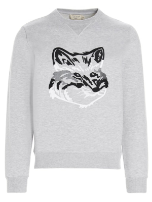 Maison Kitsuné Big Fox Embroidered Crewneck Sweatshirt