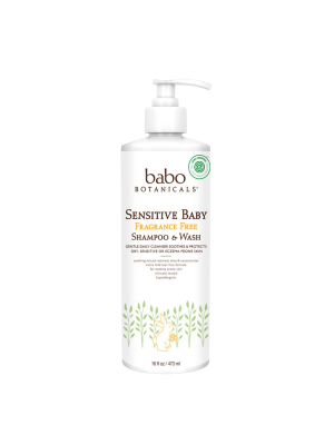 Sensitive Baby Fragrance Free Shampoo & Wash