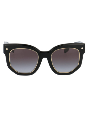 Burberry Eyewear Geometric Frame Sunglasses