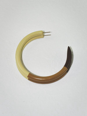 Large Hoop: Mustang Tri Tone