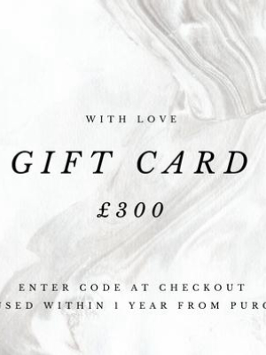 Virtual Gift Card - £300