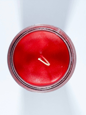 Jar Candle Vanilla Red - Continental Candle