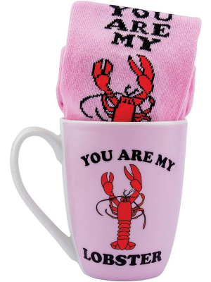 Friends 11oz Lobster Mug And Socks Gift Set