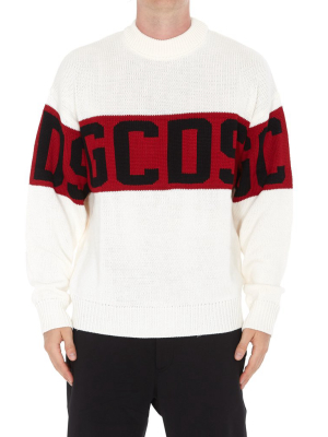 Gcds Logo Band Knit Sweater