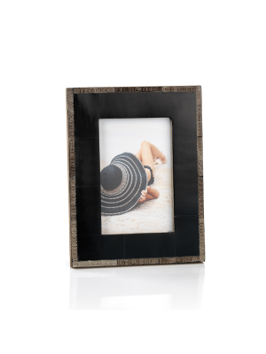 Palm Desert Chiseled Horn Photo Frame