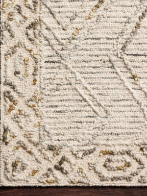 Loloi Justina Blakeney Leela Rug - Ivory/lagoon