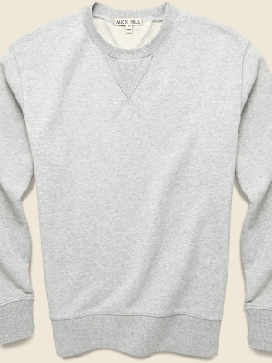 Garment Dyed Crewneck Sweatshirt - Heather Grey