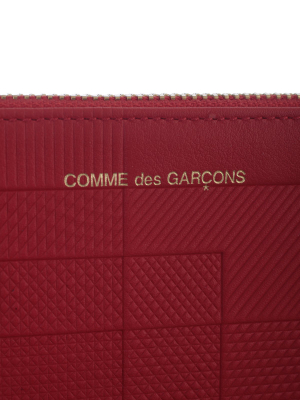 Comme Des Garçons Wallet Logo Print Intersection Wallet