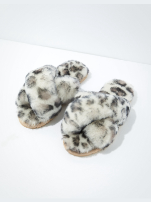 Emu Australia Snow Leopard Mayberry Slipper