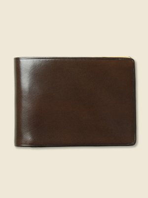 Small Bi-fold Wallet - Dark Brown
