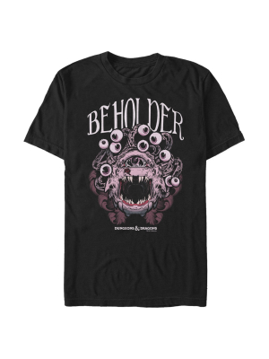 Men's Dungeons & Dragons Beholder Monster Portrait T-shirt