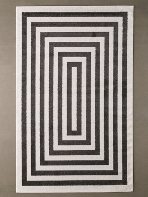 Border Tufted Rug