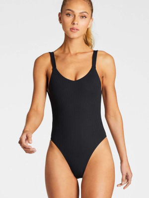 Leah One Piece - Black Ecorib