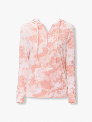 Tie-dye Half-zip Hoodie