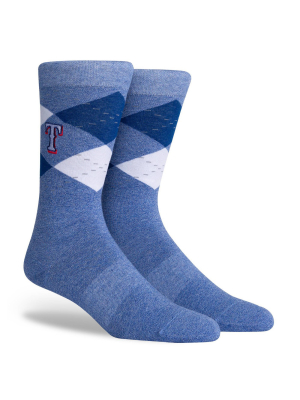 Mlb Texas Rangers Case Dress Socks