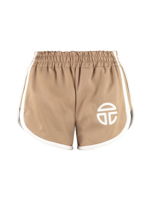 Telfar Logo Print Shorts