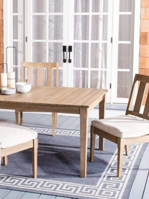 Ll Couture Dominica Wooden Outdoor Dining Table
