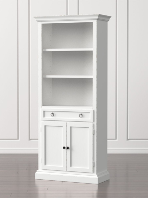 Cameo White Storage Bookcase