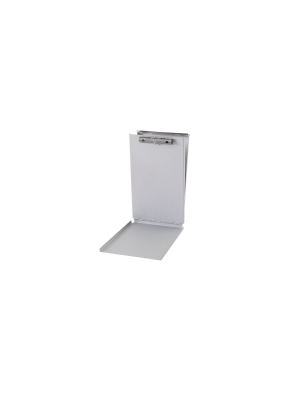 Staples Aluminum Clipboard Memo Silver 10" X 6-1/4" X 1-1/8" 44400-cc