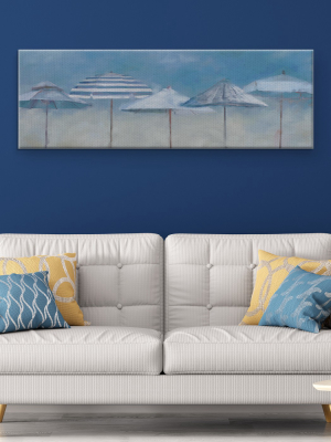 16"x48" Shades Of Summer By Studio Arts Art On Canvas - Fine Art Canvas