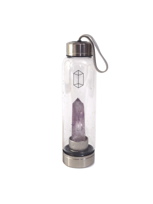 Amethyst Crystal-infused Water Bottle