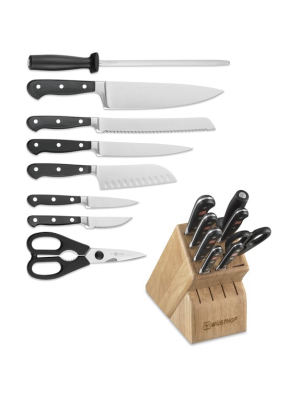 Wüsthof Classic 9-piece Knife Block Set