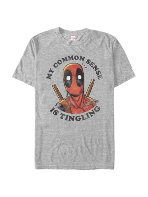 Men's Marvel Deadpool Common Sense T-shirt