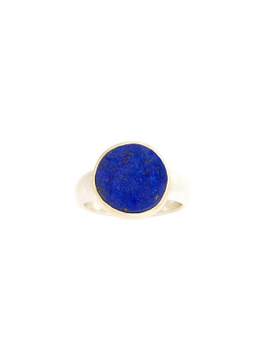 Rough Top Lapis Ring