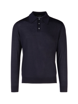 Prada Knitted Polo Shirt