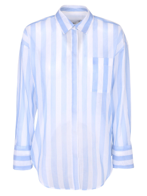 Msgm Striped Buttoned Shirt