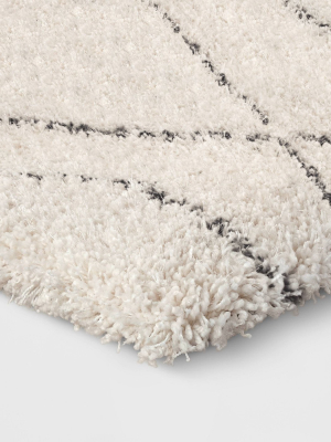 Diamond Patterned Shag Woven Rug - Project 62™