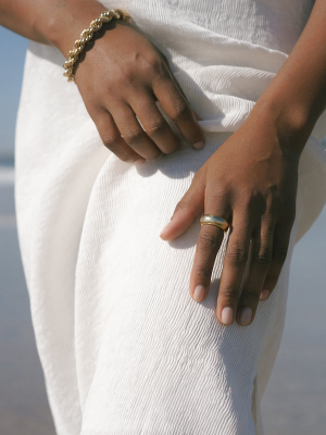 Hope Xxl Rope Chain Bracelet In Yellow Vermeil