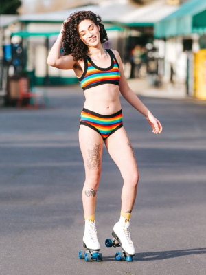 Rainbow Stripe Hipster Underwear