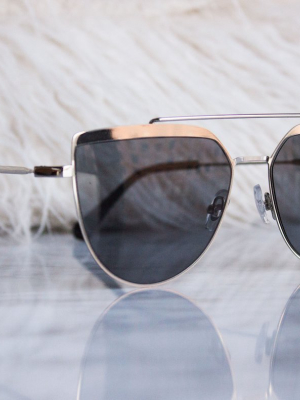 Corona Sunglasses- Chrome