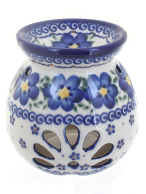 Blue Rose Polish Pottery Spring Blossom Aromatic Warmer