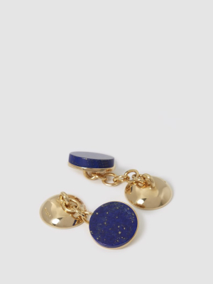 Codis Maya X Fsc- Gold Lapis Cufflinks