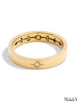 Sun And Moon Gold Ring